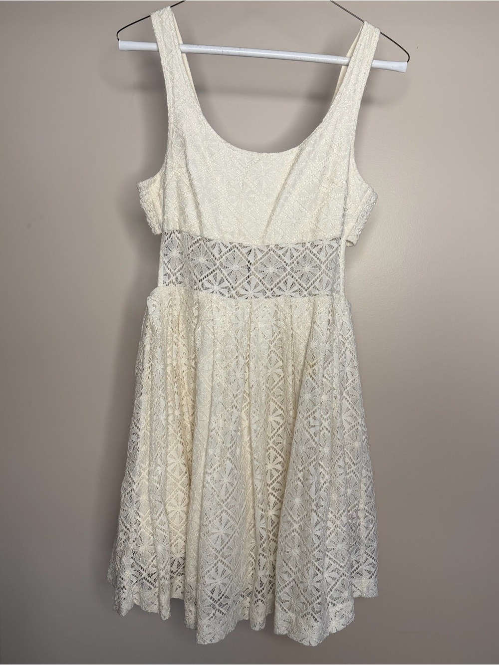 Lace Flowy Cut-Out Dress